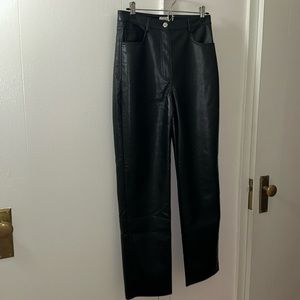 Aritzia Leather Pants